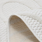 White abstract rug: SAN988BLA Nazar rugs