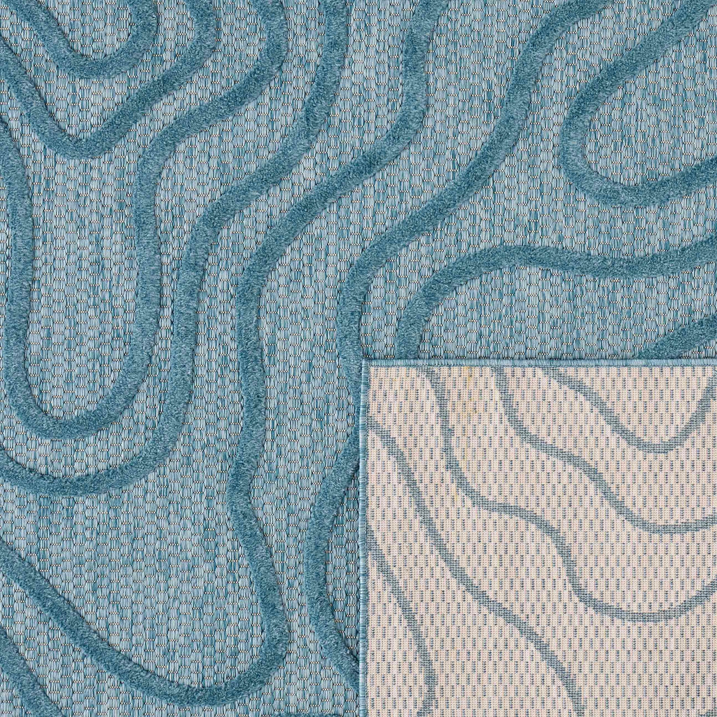 Santorini - Tapis D'Intérieur/Extérieur - Polypropylène - Turquoise
