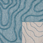 Santorini - Tapis D'Intérieur/Extérieur - Polypropylène - Turquoise