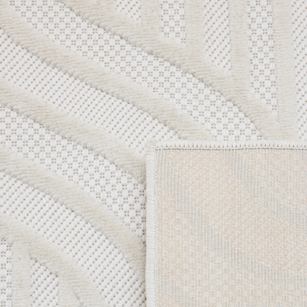 White graphic rug: SAN989BLA Nazar rugs