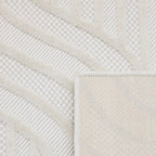 White graphic rug: SAN989BLA Nazar rugs
