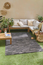 Patterned indoor and outdoor rugs Black: SAN990NOI Nazar rugs
