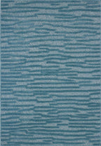 Santorini - Alfombra Interior/Exterior - Polipropileno - Turquesa