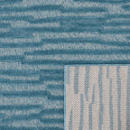Santorini - Alfombra Interior/Exterior - Polipropileno - Turquesa