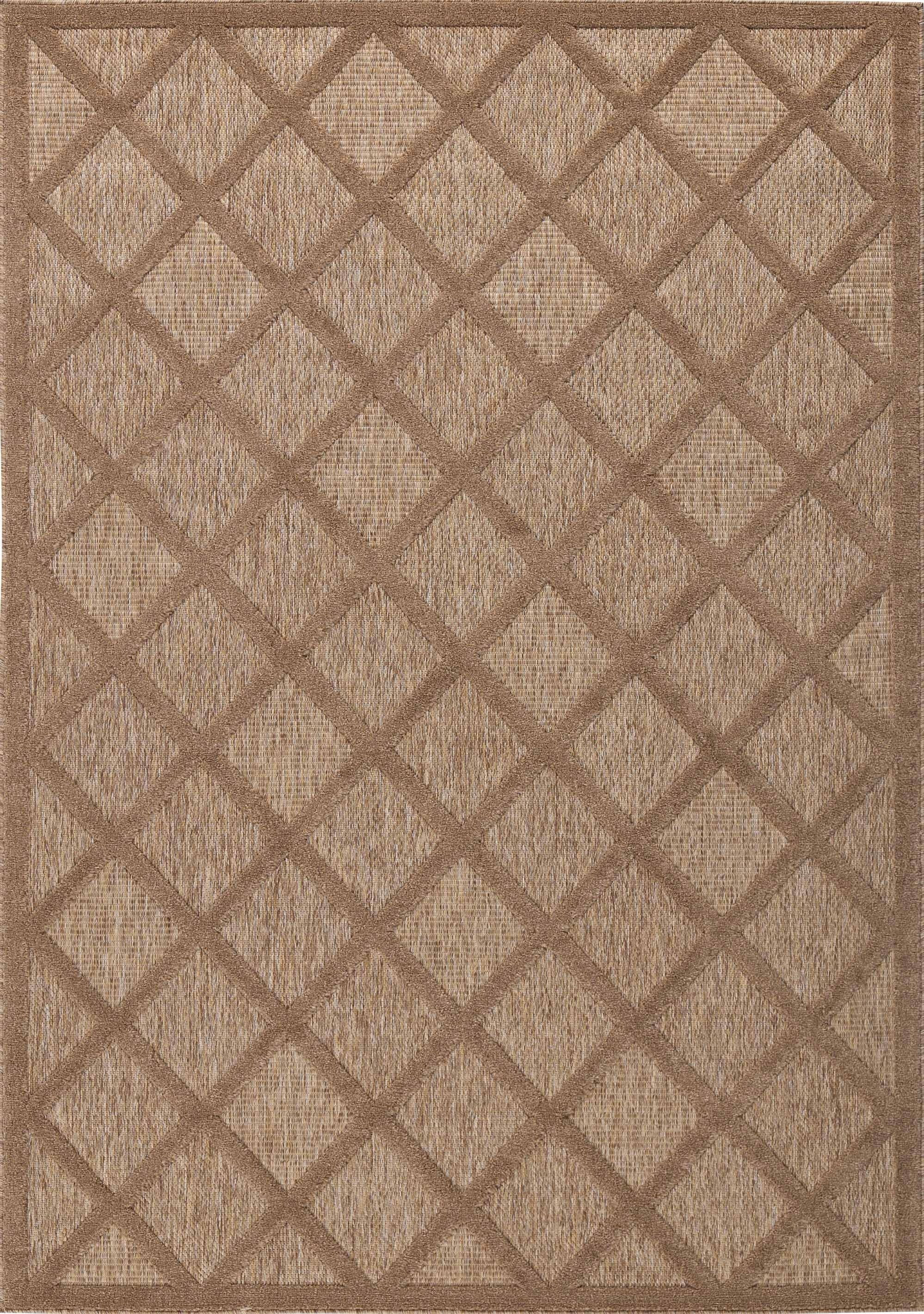 Santorini - Tapis D'Intérieur/Extérieur - Polypropylène - Beige