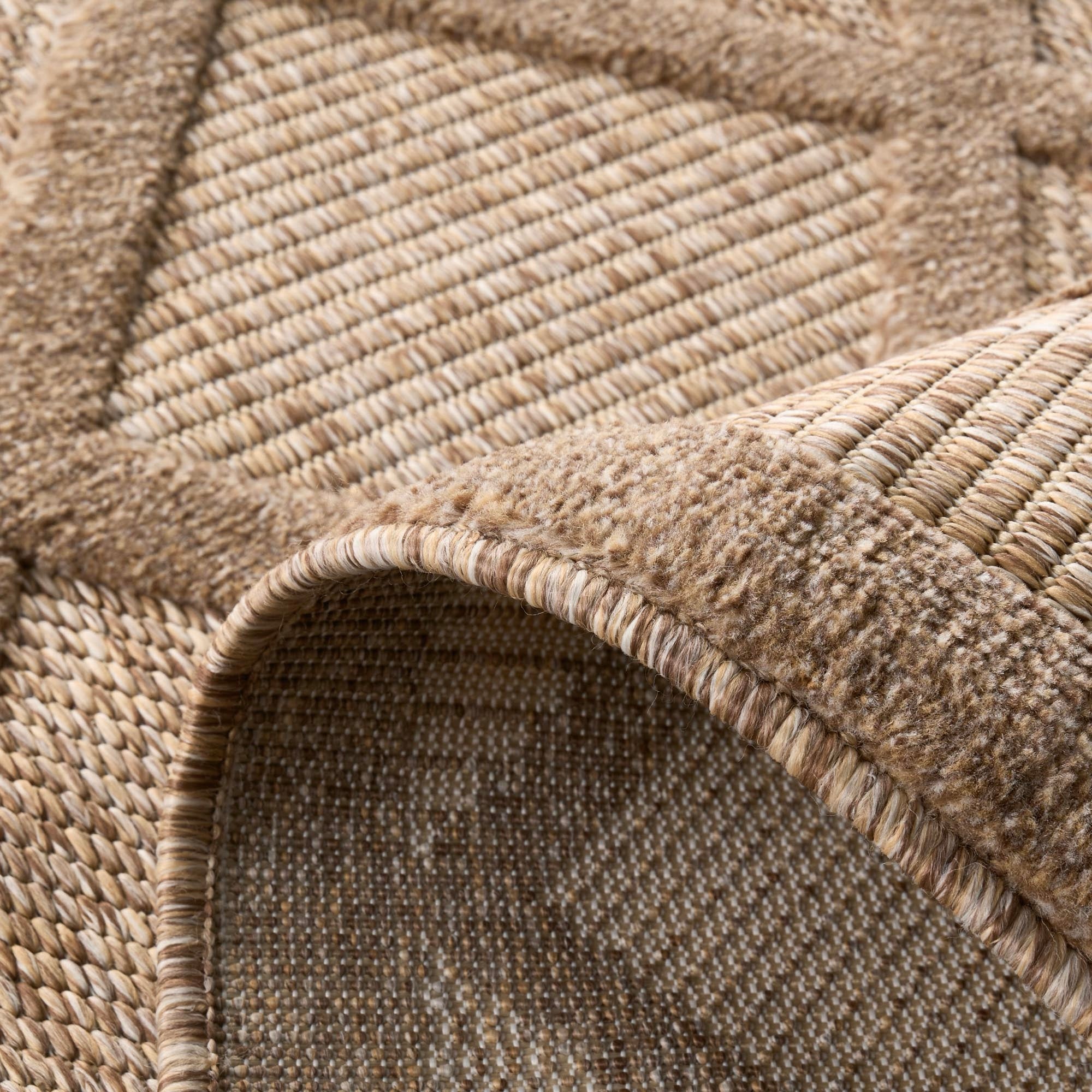 Santorini - Tapis D'Intérieur/Extérieur - Polypropylène - Beige