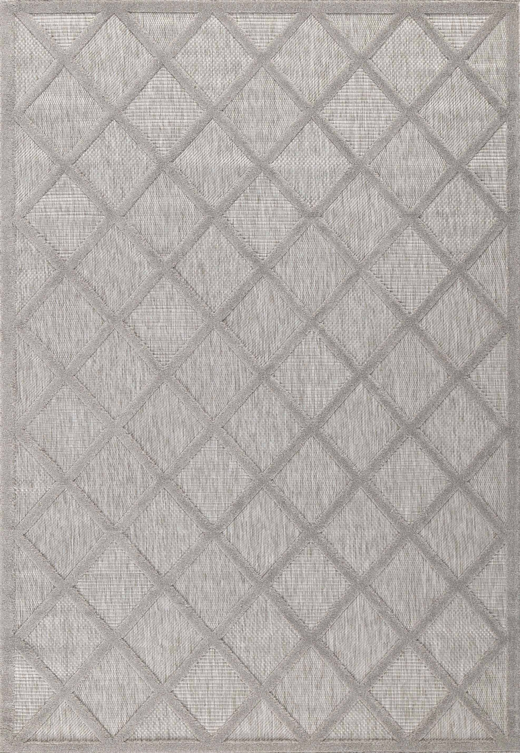Santorini - Indoor/Outdoor Rug - Polypropylene - Gray
