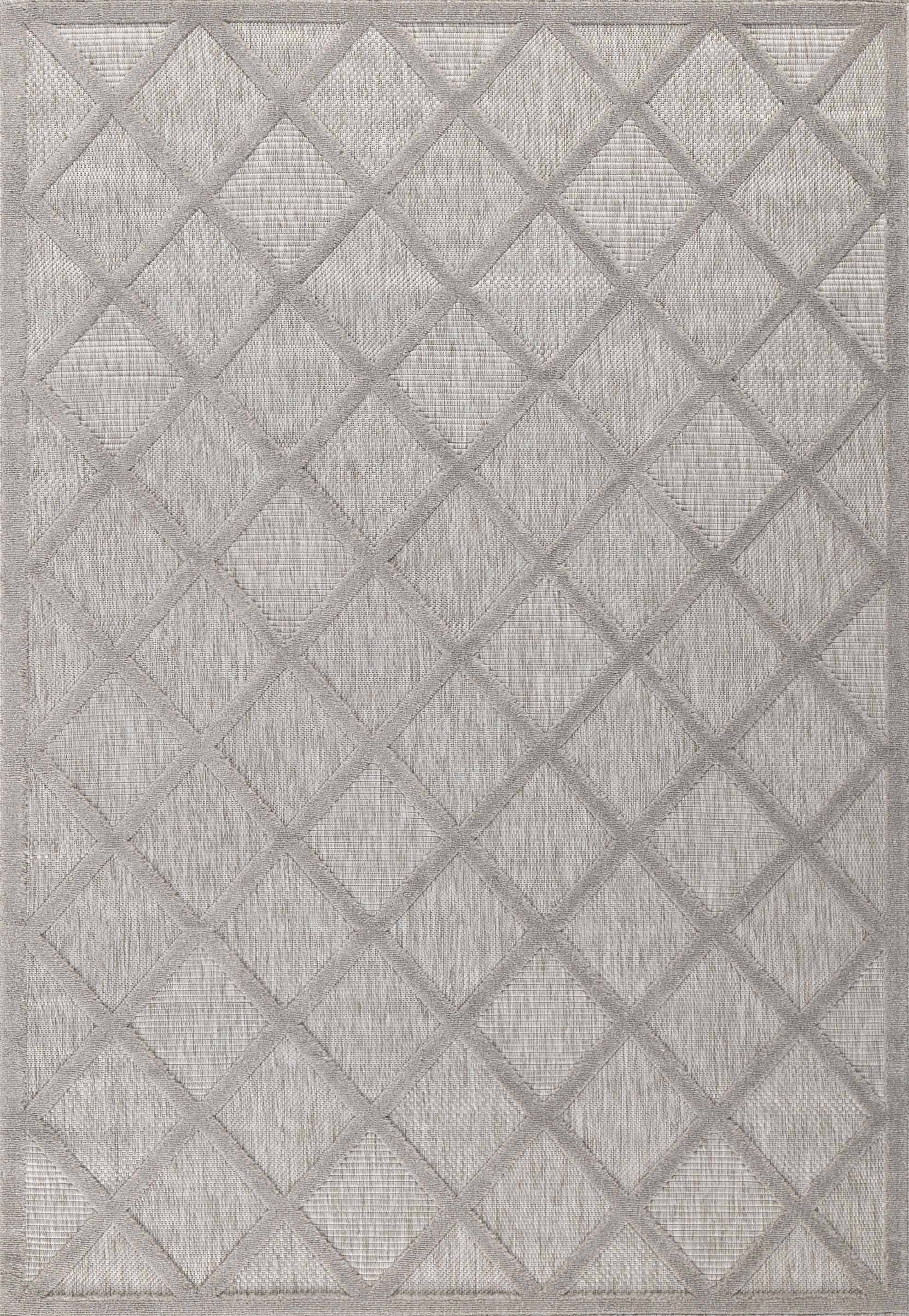 Santorini - Indoor/Outdoor Rug - Polypropylene - Gray