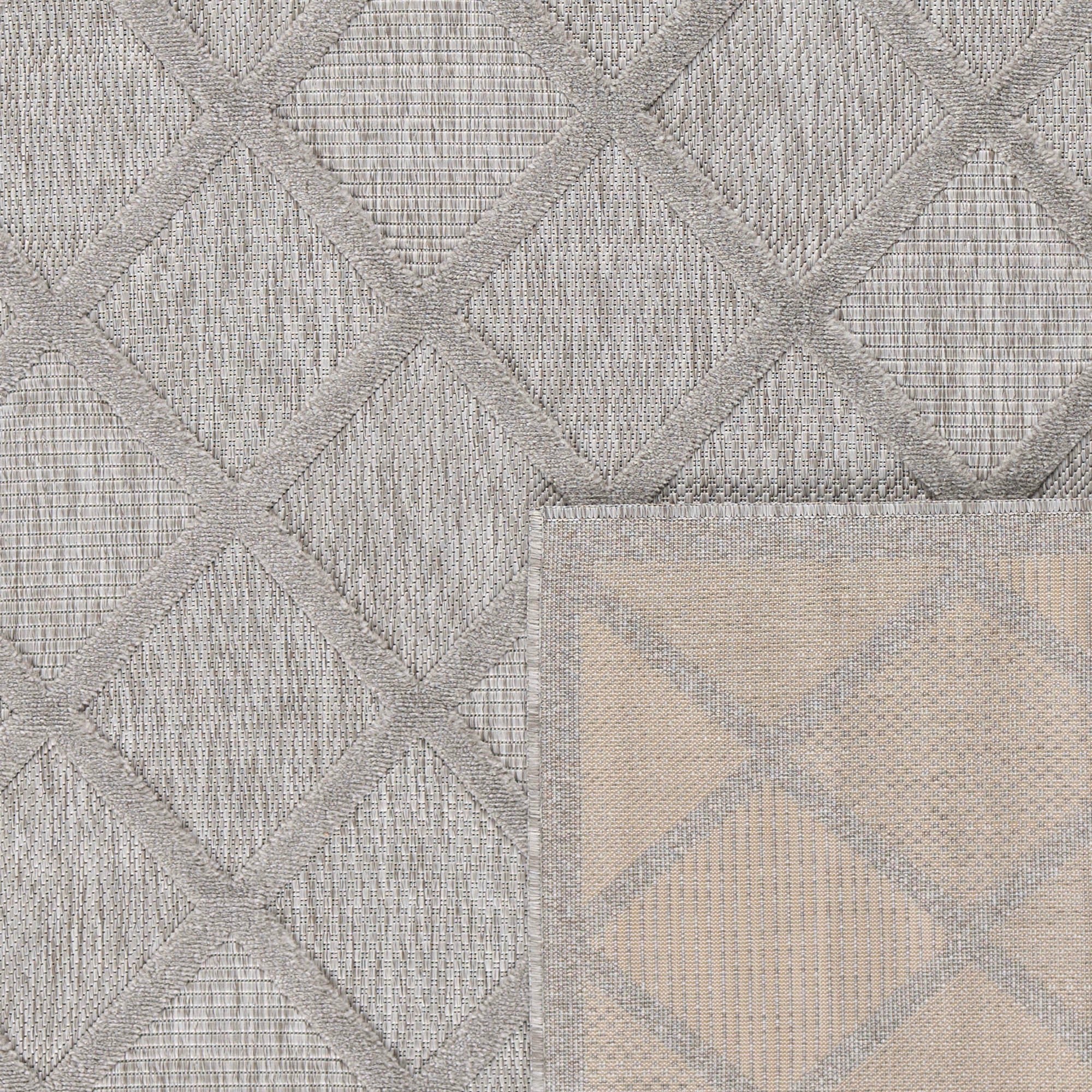 Santorini - Indoor/Outdoor Rug - Polypropylene - Gray