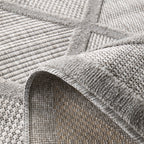 Santorini - Indoor/Outdoor Rug - Polypropylene - Gray