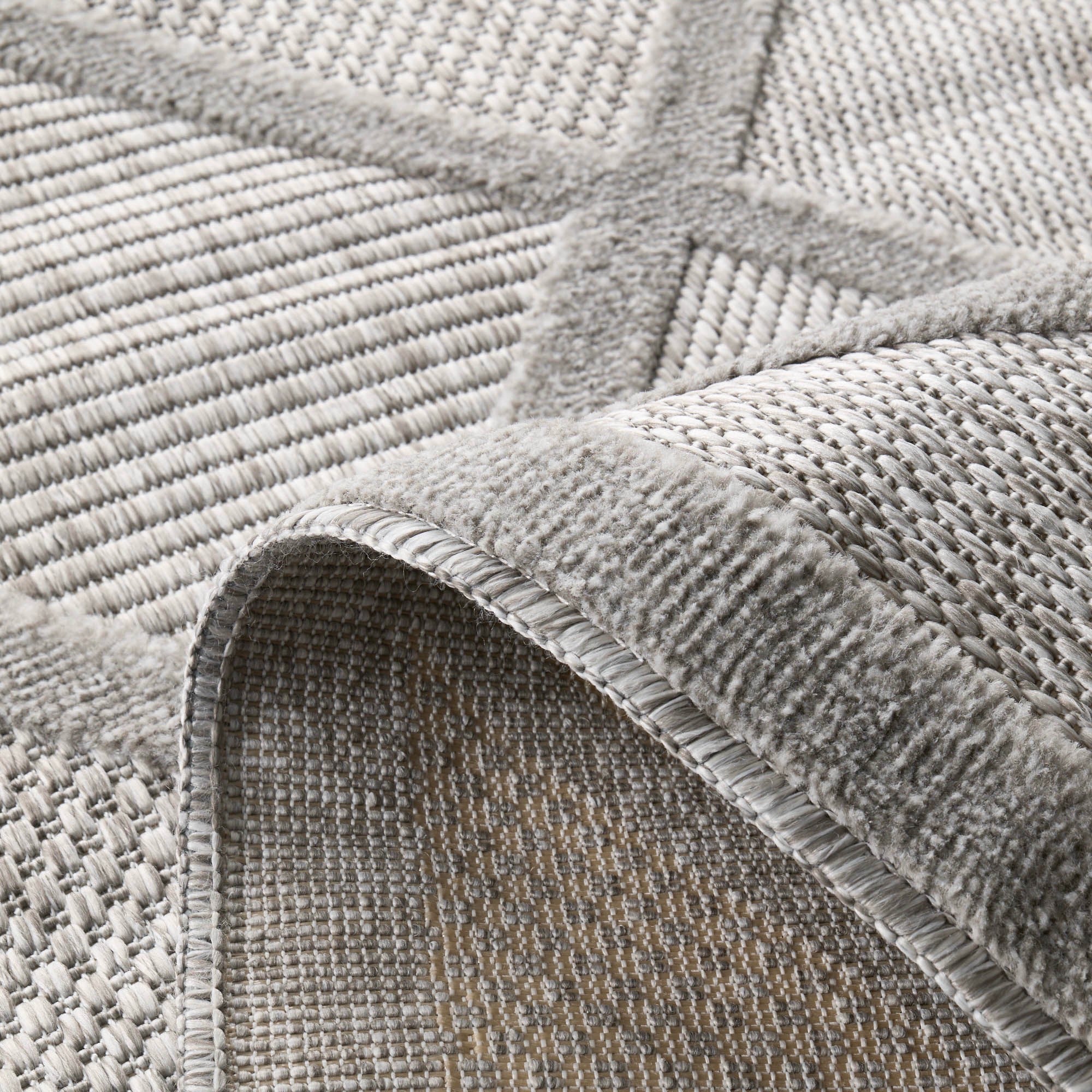 Santorini - Indoor/Outdoor Rug - Polypropylene - Gray