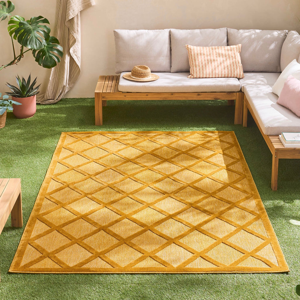 Santorini - Indoor/Outdoor Rug - Polypropylene - Yellow