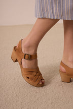 Stockholm Clogs - Cognac