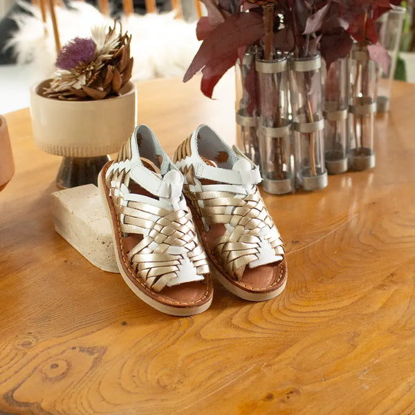 Sandalita Sandals - Champagne White