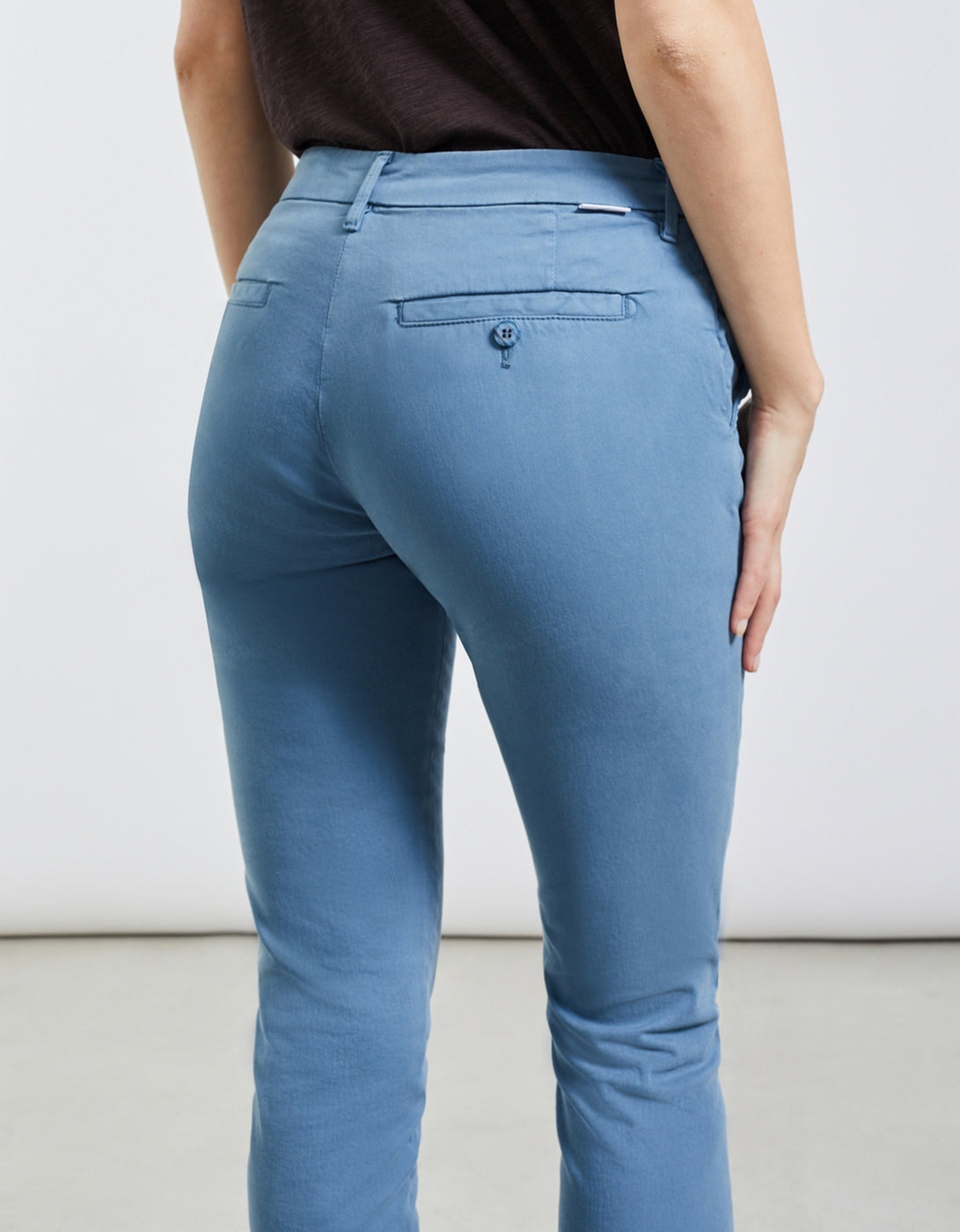 Pantalón chino Sandy 2 Basic - Azul tormenta - Mujer