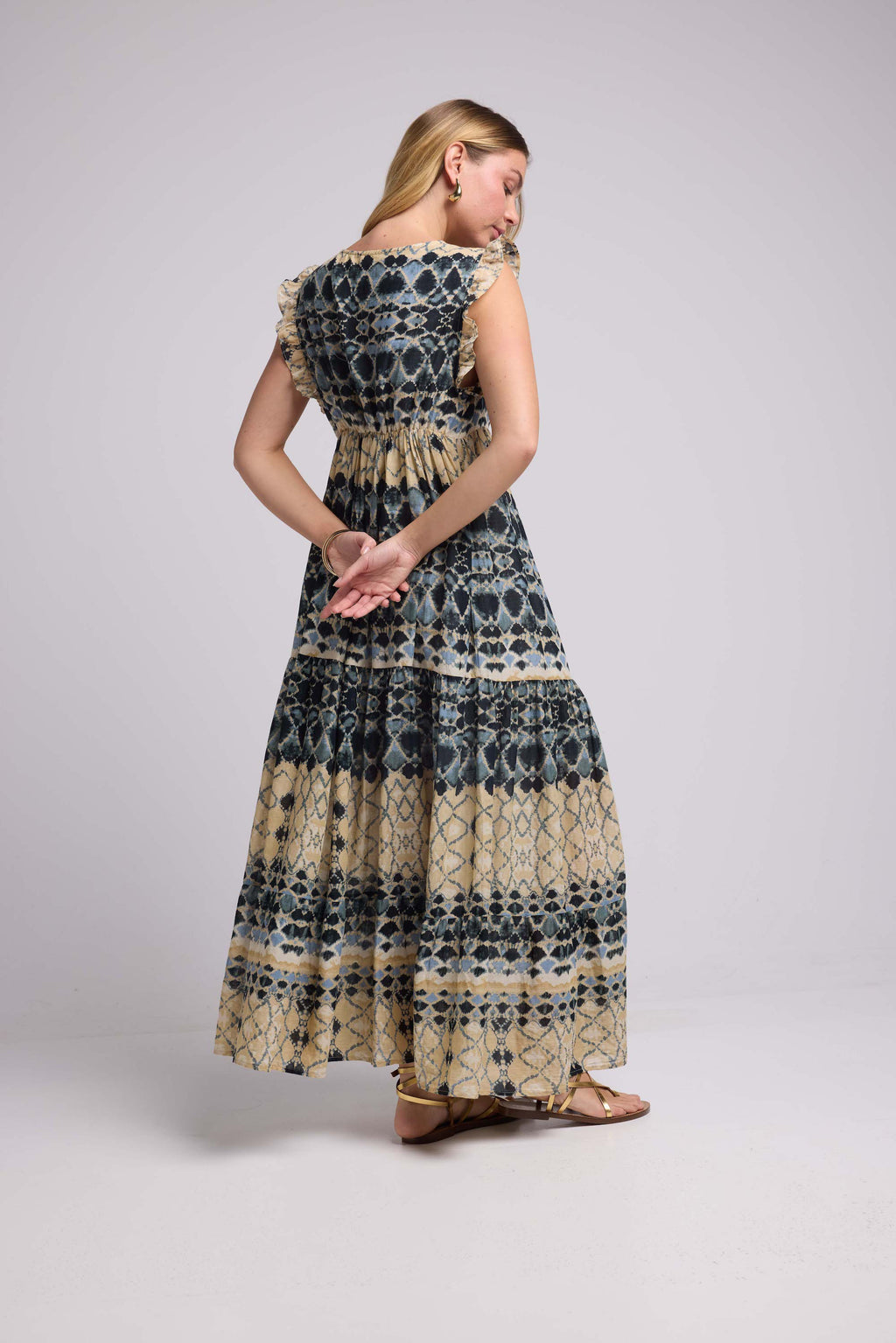 Long Sleeveless Dress - Black