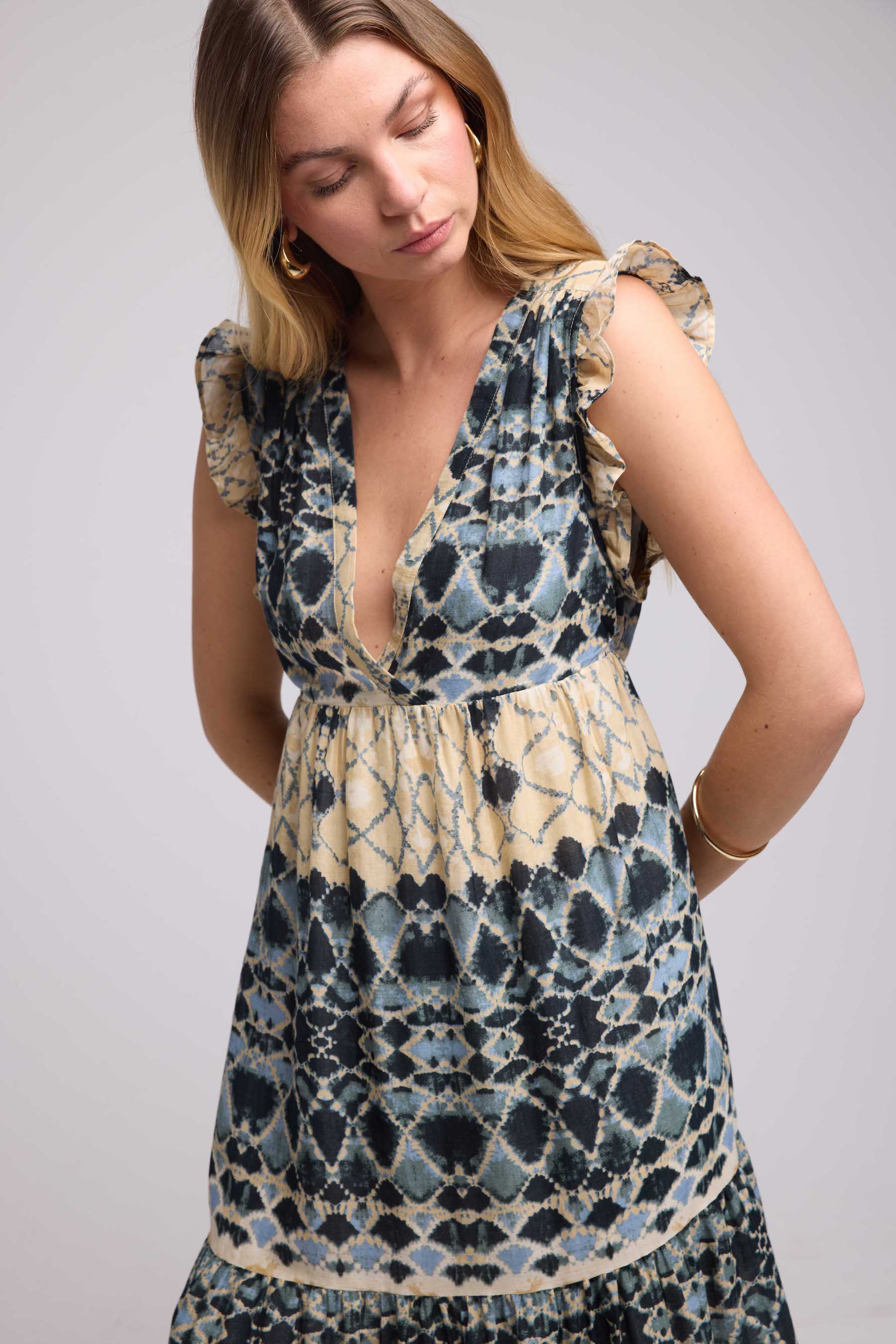 Long Sleeveless Dress - Black
