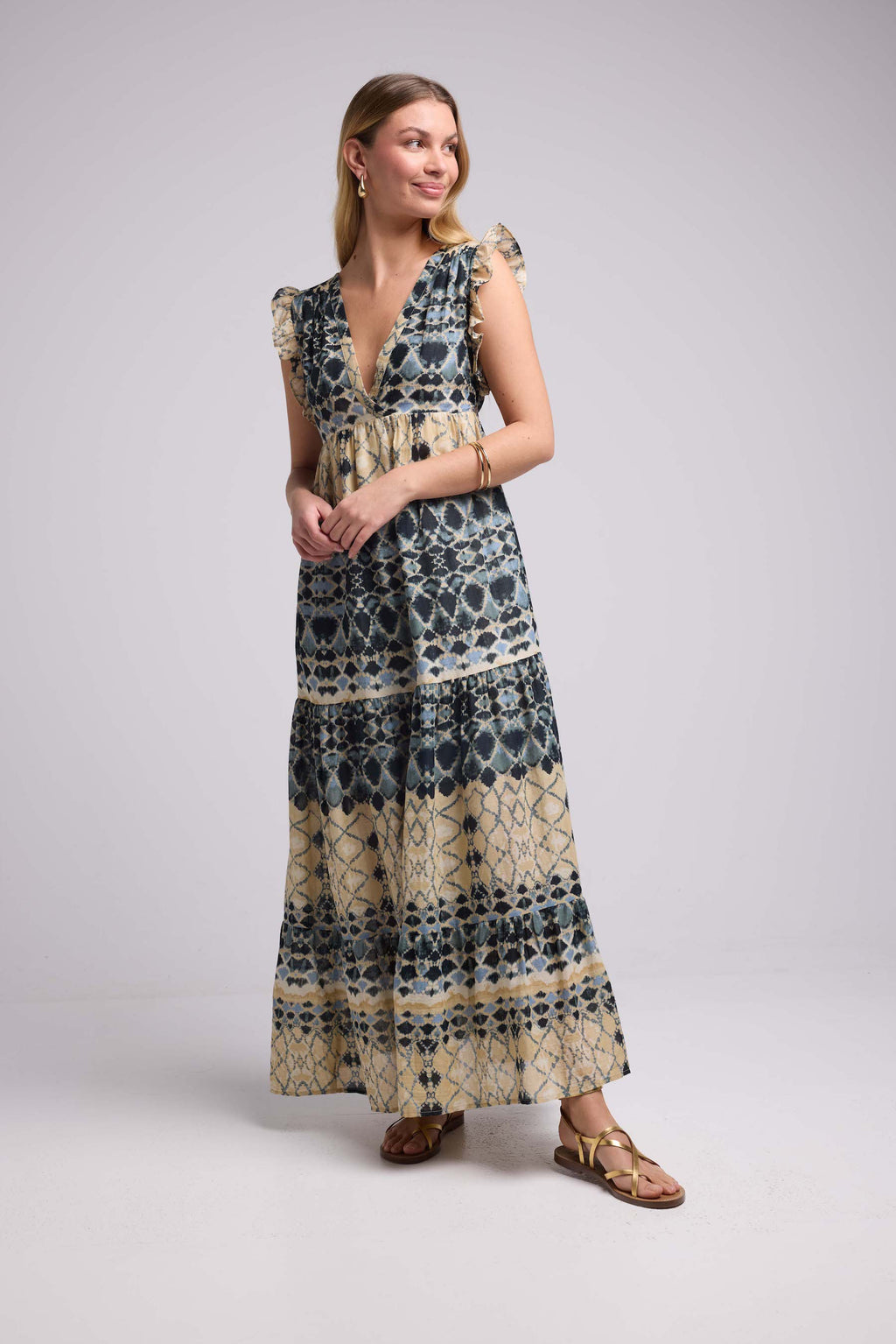 Long Sleeveless Dress - Black