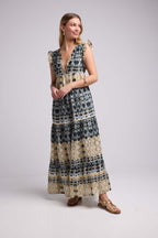 Long Sleeveless Dress - Black
