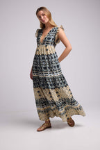 Long Sleeveless Dress - Black
