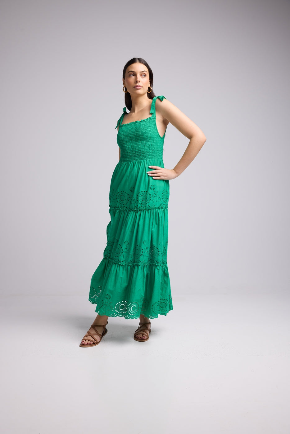 Robe Longue - Sasha - Vert