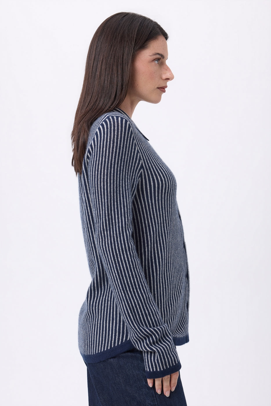 Chemise À Rayure Sassy - Bleu Marine Blanc - Femme