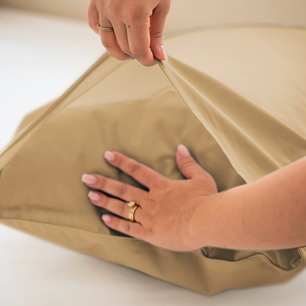 Pillowcase - Cotton Satin X2 - 4 Colours of Your Choice