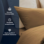 Pillowcase - Cotton Satin X2 - 4 Colours of Your Choice
