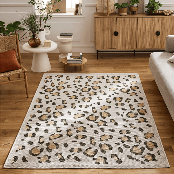 Savanna 522 Rug - Leopard - Beige - Indoor/Outdoor