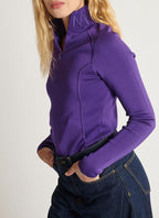 Long-Sleeve Pullover - Dark Purple - Women