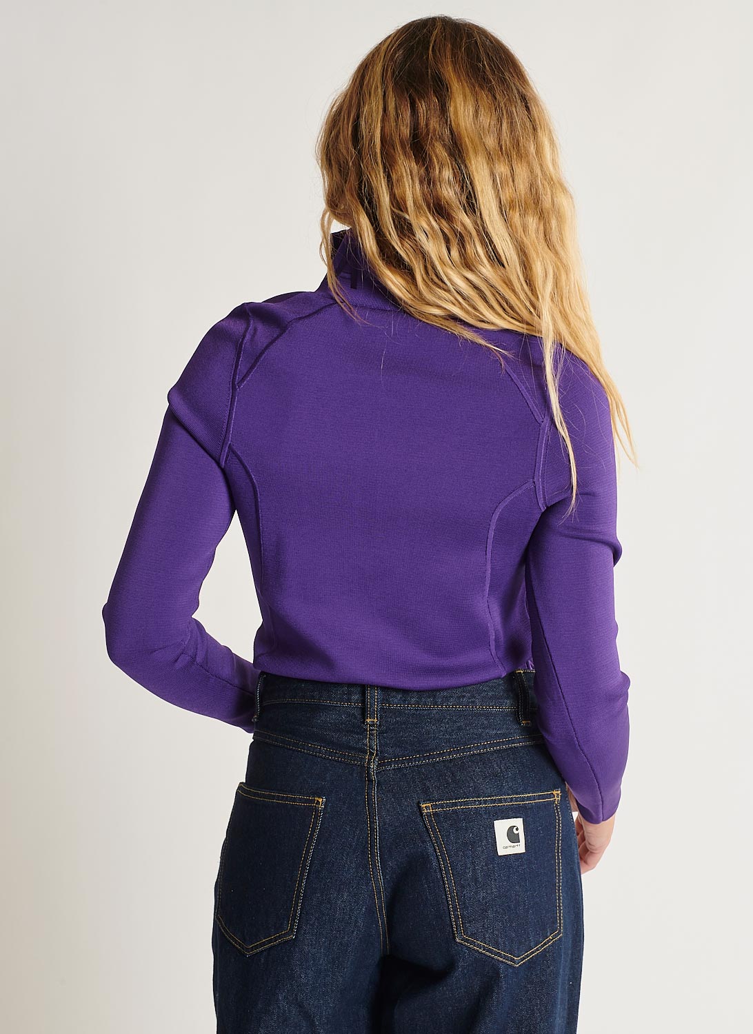 Long-Sleeve Pullover - Dark Purple - Women