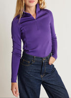 Long-Sleeve Pullover - Dark Purple - Women