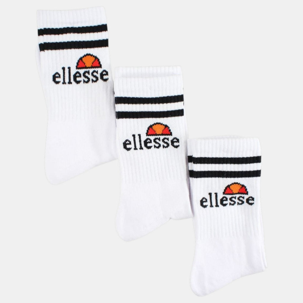 Pack of 3 Pairs of Ellesse Men's Socks - White