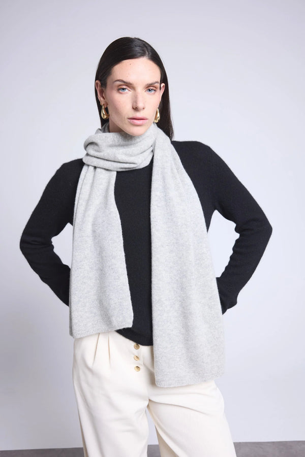 Bufanda Estola Unisex Scarf - Gris Claro - Mixto
