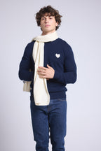 Bufanda Estola Unisex Scarf en Cachemira - Blanco - Mixto