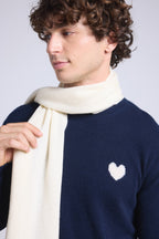 Bufanda Estola Unisex Scarf en Cachemira - Blanco - Mixto