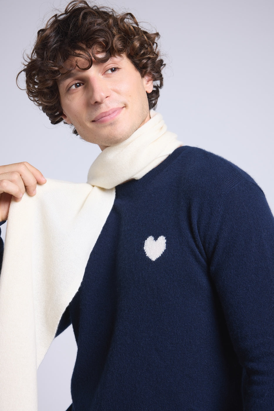 Echarpe Etole Unisexe Scarf En Cachemire - Blanc - Mixte