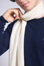 Bufanda Estola Unisex Scarf en Cachemira - Blanco - Mixto