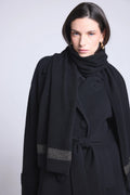 Bufanda estola unisex Lurex Scarf - negro dorado - mixto
