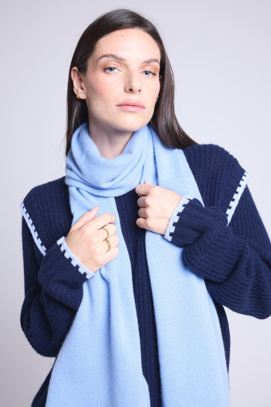 Echarpe Etole Unisexe Scarf - Bleu Ciel - Mixte