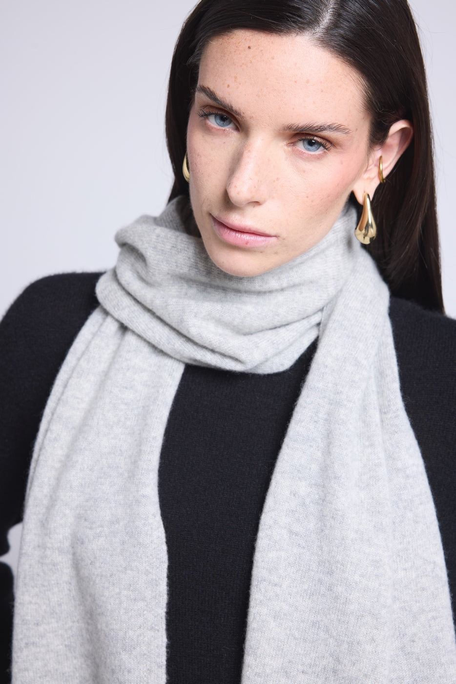 Echarpe Etole Unisexe Scarf - Gris Clair - Mixte