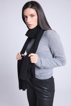 Bufanda Estola Unisex Scarf - Negro - Mixto