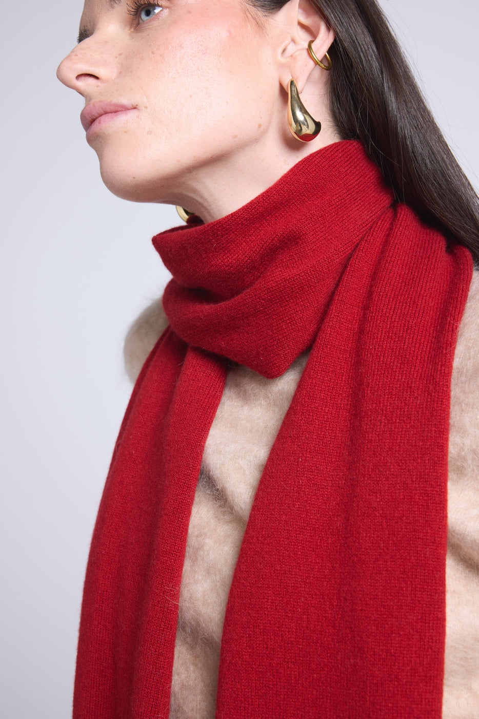 Echarpe Etole Unisexe Scarf - Rouge Bordeau - Mixte