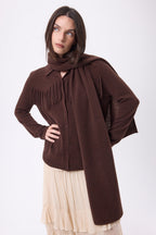 Bufanda Estola - Marrón Chocolate - Unisex