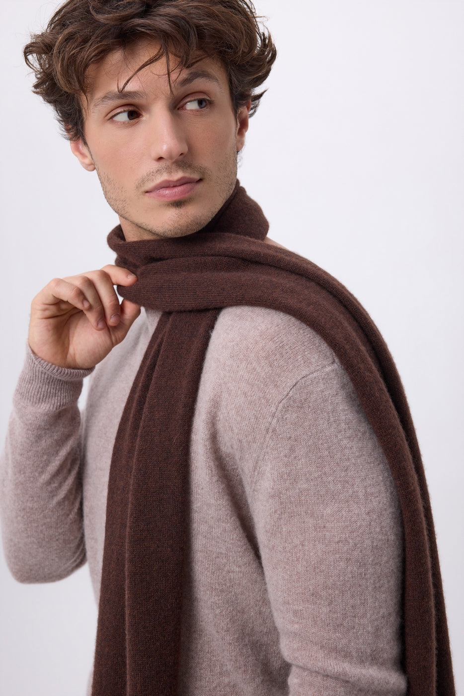 Bufanda Estola - Marrón Chocolate - Unisex