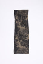 Echarpe Printée Jungle Tj - Khaki Chine - Mixte