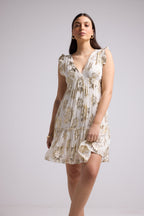 Short Dress - Scarlet Court - White