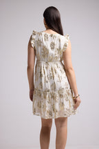 Short Dress - Scarlet Court - White