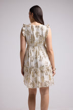 Short Dress - Scarlet Court - White