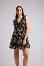 Short Dress - Scarlet Court - Black